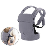 Maxbell Baby Carrier X Shaped Cross Straps Lightweight Ergonomic Baby Holder Carrier Gray