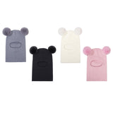 Maxbell Baby Winter Hat Beanies Skiing Cap Unisex Fashion Neck Warmer Kids Hat Scarf Dark Gray