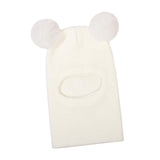 Maxbell Baby Winter Hat Beanies Skiing Cap Unisex Fashion Neck Warmer Kids Hat Scarf Beige