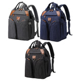 Maxbell Baby Diaper Bag Backpack Large Nappy Changing Bag for Camping Outdoor Picnic Dark Gray