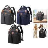 Maxbell Baby Diaper Bag Backpack Large Nappy Changing Bag for Camping Outdoor Picnic Dark Gray