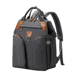 Maxbell Baby Diaper Bag Backpack Large Nappy Changing Bag for Camping Outdoor Picnic Dark Gray