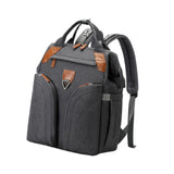 Maxbell Baby Diaper Bag Backpack Large Nappy Changing Bag for Camping Outdoor Picnic Dark Gray