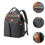 Maxbell Baby Diaper Bag Backpack Large Nappy Changing Bag for Camping Outdoor Picnic Dark Gray