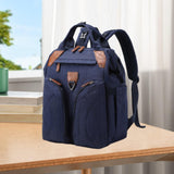 Maxbell Baby Diaper Bag Backpack Large Nappy Changing Bag for Camping Outdoor Picnic Blue