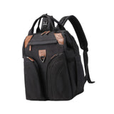 Maxbell Baby Diaper Bag Backpack Large Nappy Changing Bag for Camping Outdoor Picnic Black