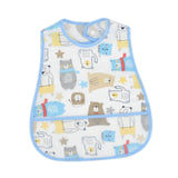 Maxbell Baby Bib Waterproof with Crumb Catcher Pocket Babies Bib for Eating Feeding Bear