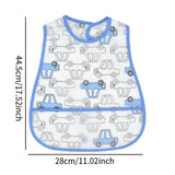 Maxbell Baby Bib Waterproof with Crumb Catcher Pocket Babies Bib for Eating Feeding Car