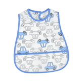 Maxbell Baby Bib Waterproof with Crumb Catcher Pocket Babies Bib for Eating Feeding Car