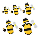 Maxbell Honey Bee Bodysuit Cute Halloween Costume for Photo Props Role Playing Party For Newborns