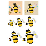 Maxbell Honey Bee Bodysuit Cute Halloween Costume for Photo Props Role Playing Party For Newborns
