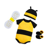Maxbell Honey Bee Bodysuit Cute Halloween Costume for Photo Props Role Playing Party For Newborns