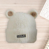 Maxbell Baby Winter Hat Cute Girls Boys Snow Hat Infant Trendy Neck Warmer Balaclava White