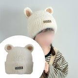 Maxbell Baby Winter Hat Cute Girls Boys Snow Hat Infant Trendy Neck Warmer Balaclava White