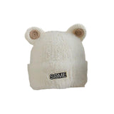 Maxbell Baby Winter Hat Cute Girls Boys Snow Hat Infant Trendy Neck Warmer Balaclava White