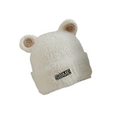 Maxbell Baby Winter Hat Cute Girls Boys Snow Hat Infant Trendy Neck Warmer Balaclava White