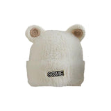Maxbell Baby Winter Hat Cute Girls Boys Snow Hat Infant Trendy Neck Warmer Balaclava White