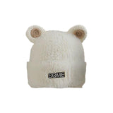 Maxbell Baby Winter Hat Cute Girls Boys Snow Hat Infant Trendy Neck Warmer Balaclava White