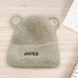 Maxbell Baby Winter Hat Cute Girls Boys Snow Hat Infant Trendy Neck Warmer Balaclava Beige