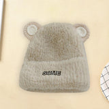 Maxbell Baby Winter Hat Cute Girls Boys Snow Hat Infant Trendy Neck Warmer Balaclava Beige
