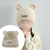 Maxbell Baby Winter Hat Cute Girls Boys Snow Hat Infant Trendy Neck Warmer Balaclava Beige