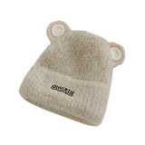 Maxbell Baby Winter Hat Cute Girls Boys Snow Hat Infant Trendy Neck Warmer Balaclava Beige