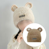 Maxbell Baby Winter Hat Cute Girls Boys Snow Hat Infant Trendy Neck Warmer Balaclava Khaki