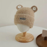 Maxbell Baby Winter Hat Cute Girls Boys Snow Hat Infant Trendy Neck Warmer Balaclava Khaki