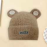 Maxbell Baby Winter Hat Cute Girls Boys Snow Hat Infant Trendy Neck Warmer Balaclava Khaki