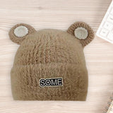 Maxbell Baby Winter Hat Cute Girls Boys Snow Hat Infant Trendy Neck Warmer Balaclava Khaki