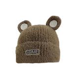 Maxbell Baby Winter Hat Cute Girls Boys Snow Hat Infant Trendy Neck Warmer Balaclava Brown