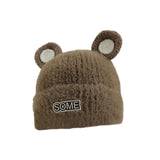 Maxbell Baby Winter Hat Cute Girls Boys Snow Hat Infant Trendy Neck Warmer Balaclava Brown