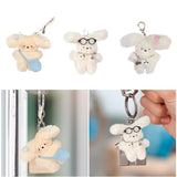 Maxbell Plush Keychain Novelty Cartoon Keychain Charm for Kids Adults Birthday Gifts With Shoulder bag