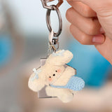 Maxbell Plush Keychain Novelty Cartoon Keychain Charm for Kids Adults Birthday Gifts With Shoulder bag