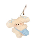 Maxbell Plush Keychain Novelty Cartoon Keychain Charm for Kids Adults Birthday Gifts With Shoulder bag