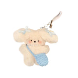 Maxbell Plush Keychain Novelty Cartoon Keychain Charm for Kids Adults Birthday Gifts With Shoulder bag