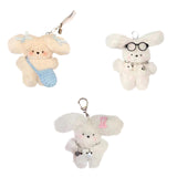 Maxbell Plush Keychain Novelty Cartoon Keychain Charm for Kids Adults Birthday Gifts With Shoulder bag
