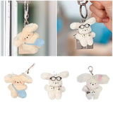Maxbell Plush Keychain Novelty Cartoon Keychain Charm for Kids Adults Birthday Gifts With Shoulder bag