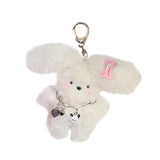 Maxbell Plush Keychain Novelty Cartoon Keychain Charm for Kids Adults Birthday Gifts With hairclip