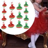 Maxbell Tutu Dress for Girls Lovely Dressing up Kids Cosplay Props Gift Sequin Tulle 80cm Red