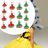 Maxbell Tutu Dress for Girls Lovely Dressing up Kids Cosplay Props Gift Sequin Tulle 80cm Red