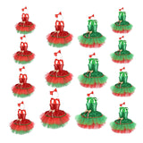 Maxbell Tutu Dress for Girls Lovely Dressing up Kids Cosplay Props Gift Sequin Tulle 80cm Red