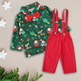 Maxbell Gentleman Outfits with Bow Tie Christmas Outfits for Kids Children Festivals Long Sleeve Clip