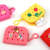 Silicone Beach Hole Bag Stylish Portable Beach Hole Bag for Party Traveling Beach Rose