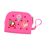 Silicone Beach Hole Bag Stylish Portable Beach Hole Bag for Party Traveling Beach Rose