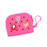 Silicone Beach Hole Bag Stylish Portable Beach Hole Bag for Party Traveling Beach Rose