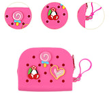 Silicone Beach Hole Bag Stylish Portable Beach Hole Bag for Party Traveling Beach Rose