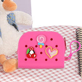 Silicone Beach Hole Bag Stylish Portable Beach Hole Bag for Party Traveling Beach Rose