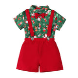 Maxbell Christmas Outfits with Bow Tie Christmas Costume for Kids Children Festivals 80cm