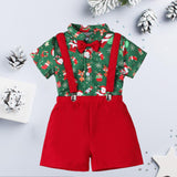 Maxbell Christmas Outfits with Bow Tie Christmas Costume for Kids Children Festivals 80cm